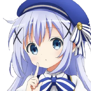 👆 Anime, Chica, Personaje, Lindo, Kawaii whatsapp sticker