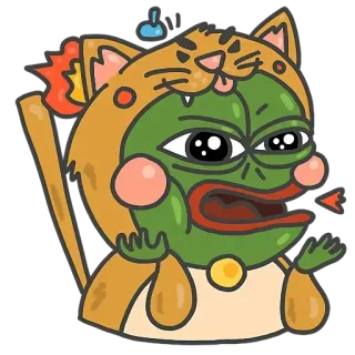 😺 Pepe the Frog 페페, 개구리, 밈, 인터넷 밈, 스티커 telegram sticker