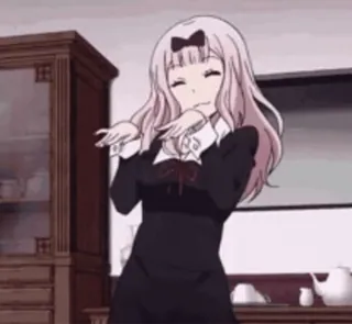 💃 Chika Fujiwara Kaguya-sama: Love Is War Anime, Chika, Fujiwara, Tanz, Süß, Manga whatsapp sticker
