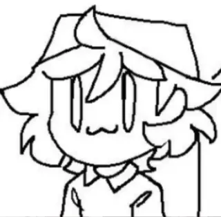 😸 Dibujos animados, Anime, Personaje, Dibujo, Boceto whatsapp sticker