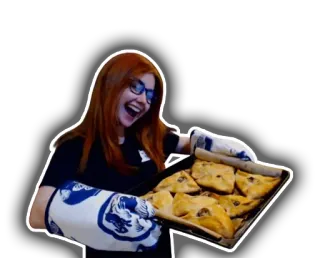 🍽 женщина, выпечка, еда, готовка, духовка, пироги, десерт telegram sticker