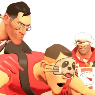 🌈 Team Fortress 2 Médico, Team Fortress 2, Scout, Engenheiro, Video game, Multijogador telegram sticker
