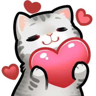 ❤️ cat telegram sticker