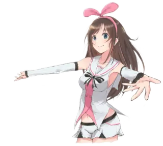 👋 Anime, Ragazza, Kawaii, Personaggio, Carino, Orecchie da coniglio telegram sticker