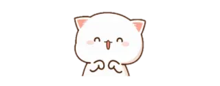 😄 猫, 可愛い, 幸せ, 動物, かわいい telegram sticker