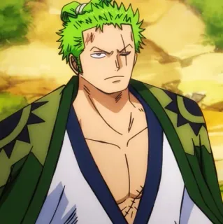 🐉 Zoro One Piece Аниме, Ван Пис, Зоро, Ророноа Зоро, Мечник telegram sticker