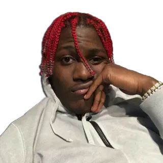 🙁 Lil Yachty Lil Yachty, แร็ปเปอร์, นักดนตรี, คนดัง, ภาพเหมือน telegram sticker