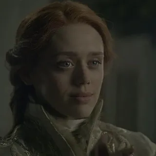 🌘 Alicent Hightower House of the Dragon Alicent Hightower, House of the Dragon, HBO, Fantasy, Personnage, Portrait, Femme whatsapp sticker