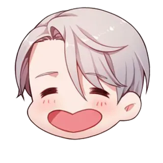 😄 Anime, Manga, Chibi, Lindo, Dibujos animados, Feliz whatsapp sticker