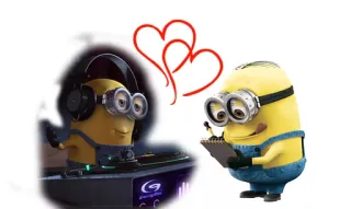😋 Minions Despicable Me minions, despicable me, cartoon, animation, characters, heart telegram sticker
