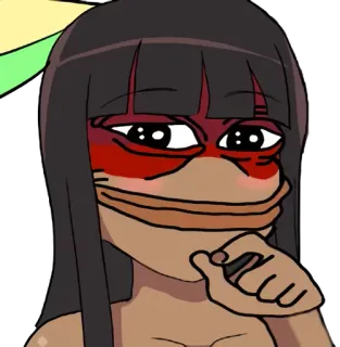 😏 Pepe the Frog 밈, 인터넷, 개구리, 페페 telegram sticker