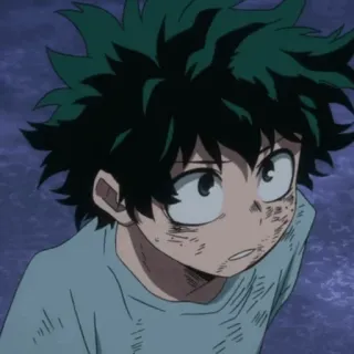 ⛓ Izuku Midoriya My Hero Academia Anime, My Hero Academia, Izuku Midoriya, Deku, Manga, Held telegram sticker