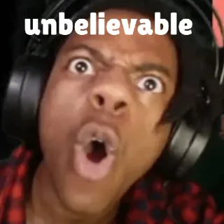 😱 unbelievable в шоке, выражение, мем, реакция, удивление whatsapp sticker