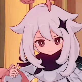 🍥 Paimon Genshin Impact 动漫, 游戏, 原神, 派蒙, 可爱 whatsapp sticker