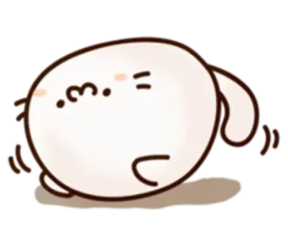 🐱 милый, животное, мультик, клякса, кролик, заяц, каваий telegram sticker