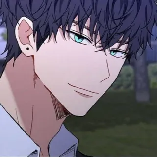 💍 アニメ, マンガ, キャラクター, 男, イケメン, ポートレート telegram sticker