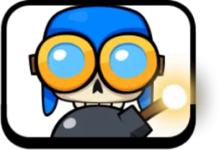 💣 Dessin animé, Personnage, Bombe, Lunettes, Crâne telegram sticker