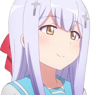 🙂 Raphael Whiteley Gabriel DropOut anime, manga, cute, girl, angel, Gabriel DropOut, Raphael Whiteley telegram sticker
