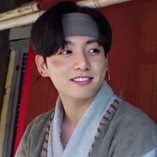 🥊 man, portrait, korean, traditional clothing, asian, headband, person, actor telegram sticker
