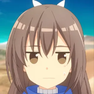 😐 Anime, Chica, Dibujo animado, Lindo, Manga, Personaje telegram sticker