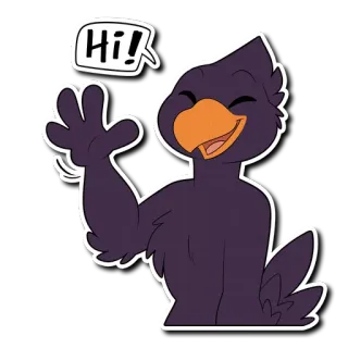 Clairvoyant telegram stickers