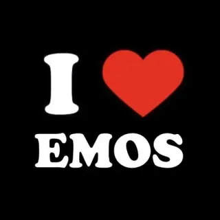 🌟 I [heart] EMOS telegram sticker