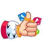 👍 Jempol ke atas, Ok, Tangan, Gestur, Persetujuan, Suka telegram sticker