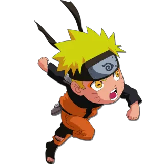 😠 Naruto アニメ, 漫画, カートゥーン, 忍者, うずまき telegram sticker