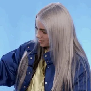 🌵 Billie Eilish 빌리 아일리시, 가수, 유명인, 팝스타, 음악 whatsapp sticker