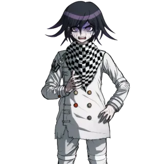 😰 Kokichi Oma Danganronpa V3: Killing Harmony Аниме, Манга, Danganronpa, Кокичи Ома, Персонаж, Видеоигра telegram sticker