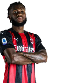 😎 futebol, jogador de futebol, atleta, esporte, AC Milan telegram sticker