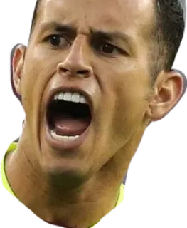 😡 persona, urlando, faccia, emozione, uomo telegram sticker