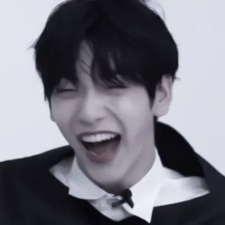 🫐 남자, 웃음, 한국인, 인물 사진 telegram sticker