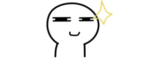 😑 meme, sticker, humor telegram sticker