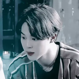 🌱 K-pop, Cantante, Ritratto, Celebrità, Asiatico, Uomo, Jimin whatsapp sticker