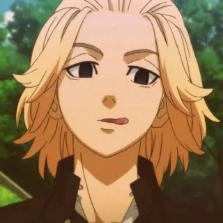 🧀 Manjiro Sano Tokyo Revengers Anime, Charakter, Fanart, Cartoon telegram sticker