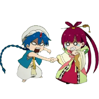 😫 Anime, Chibi, Enojado, Dibujos animados telegram sticker