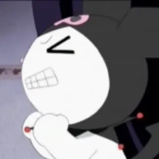 🤬 Kuromi kuromi, anime, adesivo, desenho animado whatsapp sticker