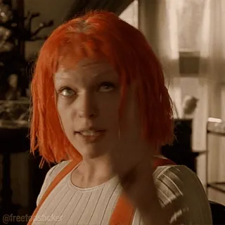 👆 Leeloo The Fifth Element telegram sticker