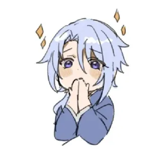 ✨ Anime, Manga, Excité, Mignon, Kawaii telegram sticker