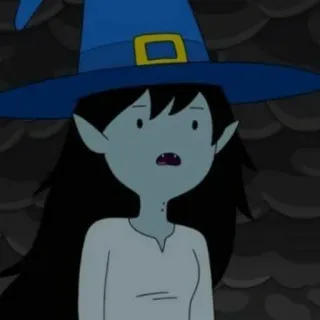 🖤 Marceline Adventure Time марселин, время приключений, вампир, мультфильм, персонаж telegram sticker
