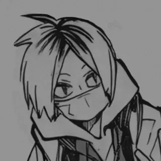 😷 Kenma Kozume Haikyuu!! Anime, Manga, Kenma, Haikyuu, Pallavolo, Kozume telegram sticker