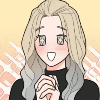 🖤 mulher, brilho, pessoa, feliz, aplaudindo whatsapp sticker