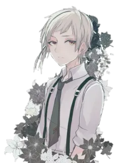 😐 Anime, Personagem, Mangá, Ilustração, Arte, Retrato telegram sticker