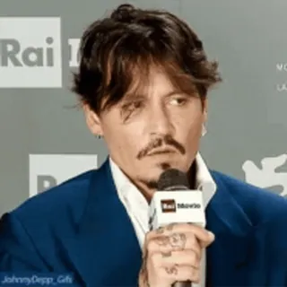 Johnny Depp @stickersb2b whatsapp stickers