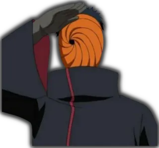 🧐 Obito Uchiha Naruto Obito Uchiha, Naruto, Anime, Manga, Máscara, Tobi telegram sticker