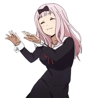 💃 Chika Fujiwara Kaguya-sama: Love Is War Anime, Chika, Kaguya-sama, Love is War, Chika Fujiwara, Meme, Dança whatsapp sticker
