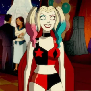 🎪 Harley Quinn 할리 퀸, 빌런, dc 코믹스, 만화, 슈퍼히어로 telegram sticker