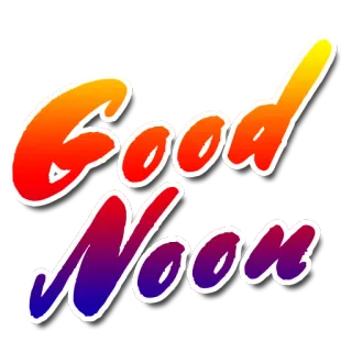 😃 Good Noon Selamat siang, salam, siang, sore, berwarna, siang hari whatsapp sticker