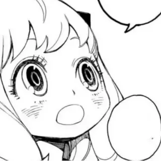 💞 Anya Forger Spy x Family Anime, Manga, Spy x Family, Anya Forger, Mignon, Dessin animé telegram sticker